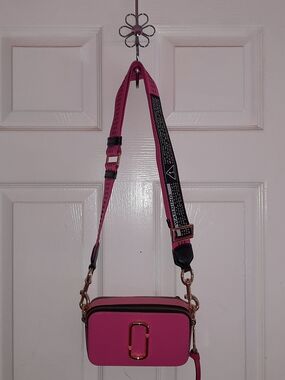 Marc Jacobs Snapshot Crossbody Camera Bag with Wide Strap